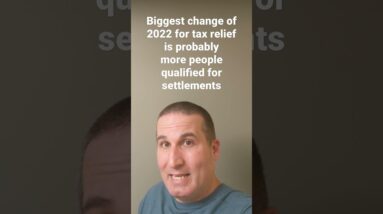 Tax Relief 2022 - Biggest Change and Getting The Best Result