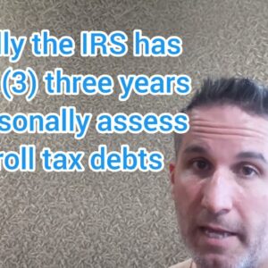 Payroll Tax Debt and Personal Liability Explained by a Tax Attorney