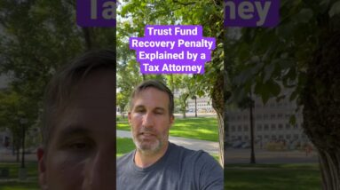 Trust Fund Recovery Penalty Explained by a #Tax Attorney #payroll #debt #irs
