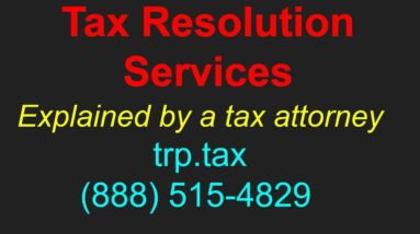 Tax Resolution Services - 4 Types of Companies Explained 4 Tax Resolution Services - 4 Types of Companies Explained